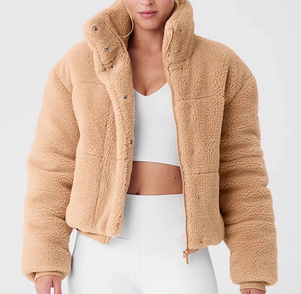 Alo Yoga Sherpa Snow Angel Puffer Jacket